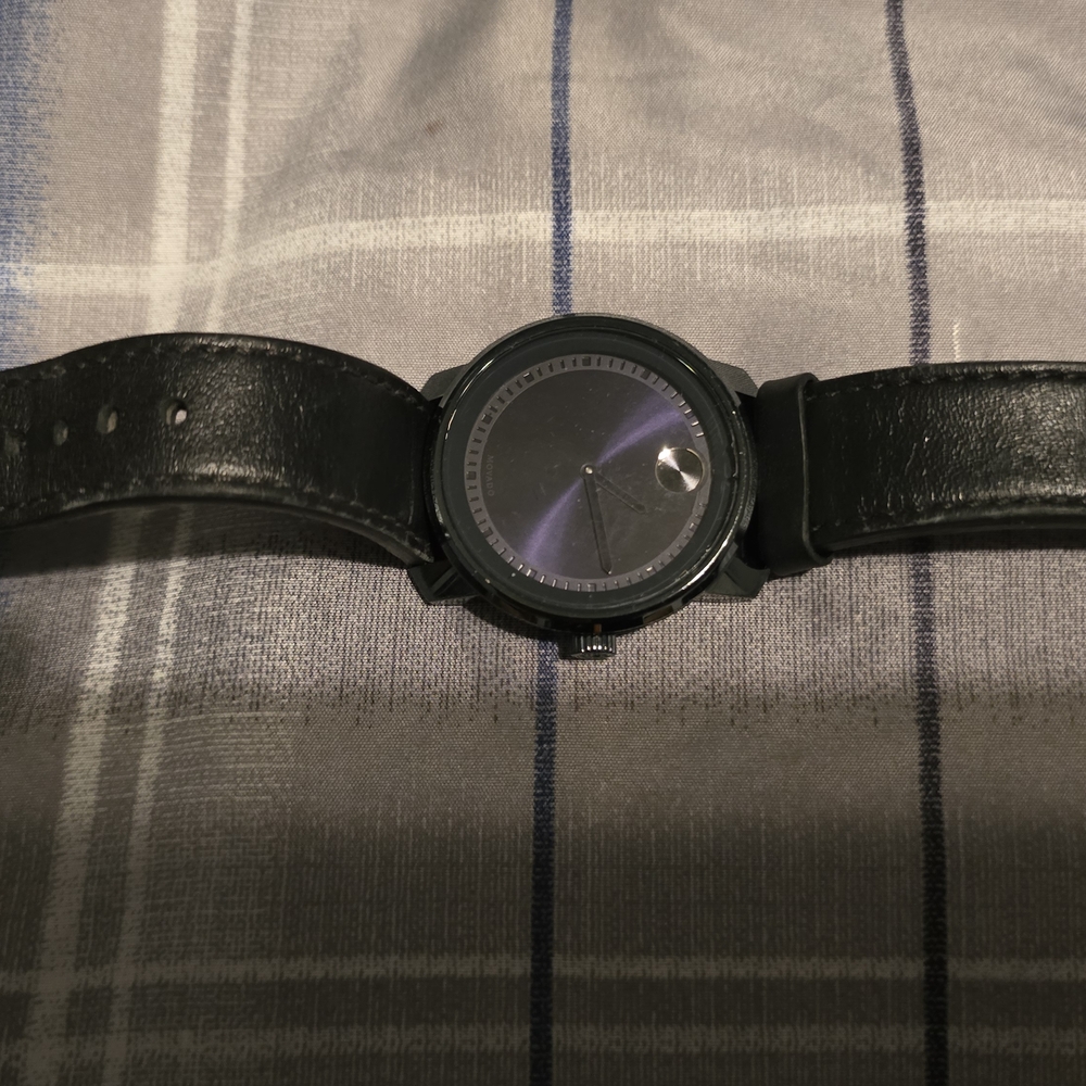 Movado Black Bold